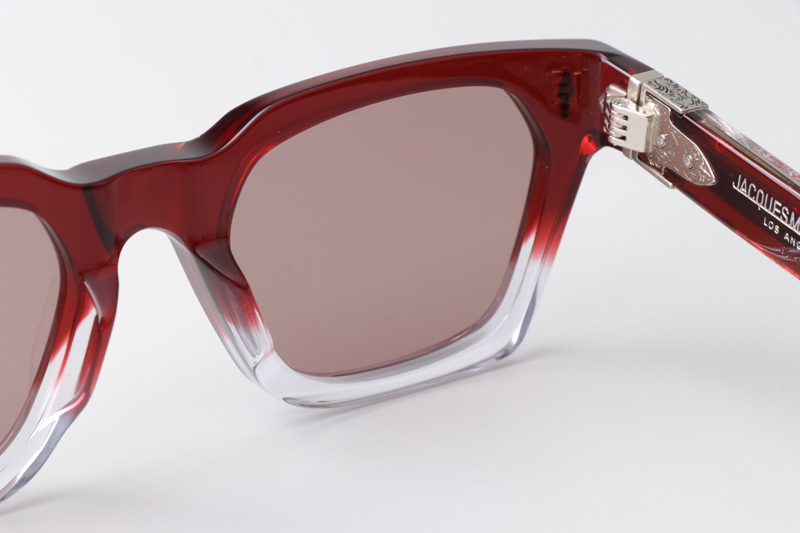 Sterett Sunglasses Red Transparent Brown