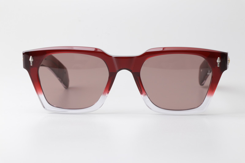 Sterett Sunglasses Red Transparent Brown