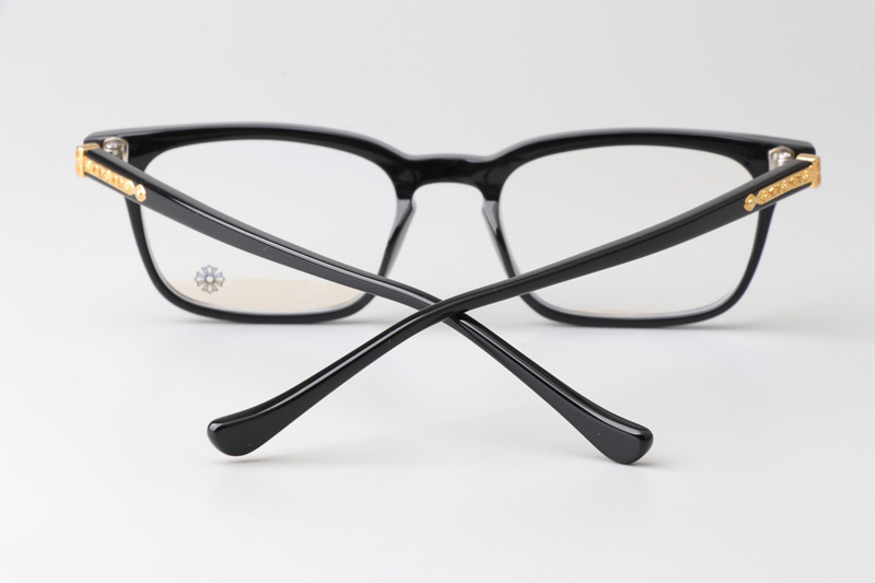 Stiffie Eyeglasses Black Gold