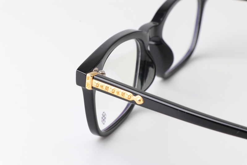 Stiffie Eyeglasses Black Gold