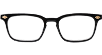 Stiffie Eyeglasses Black Gold