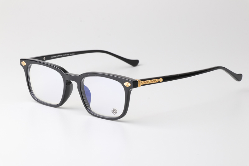 Stiffie Eyeglasses Black Gold