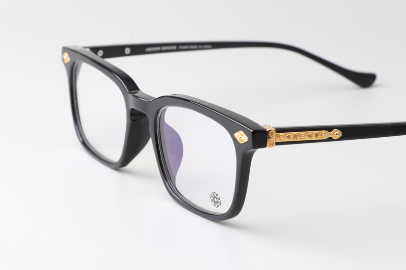 Stiffie Eyeglasses Black Gold