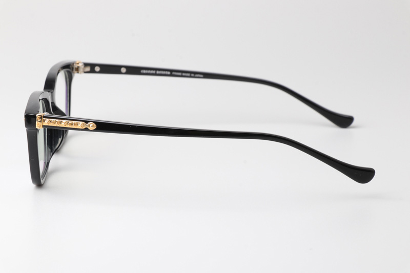 Stiffie Eyeglasses Black Gold