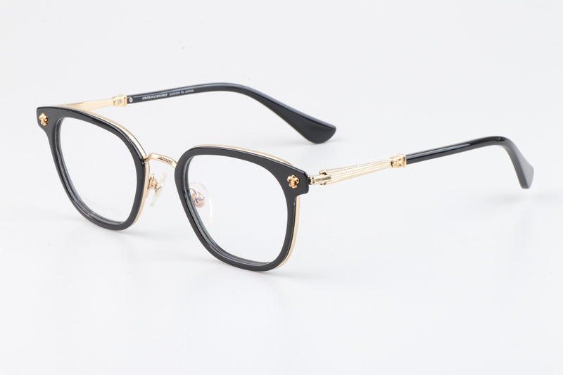 Strapadictome Eyeglasses Black Gold