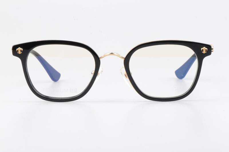 Strapadictome Eyeglasses Black Gold