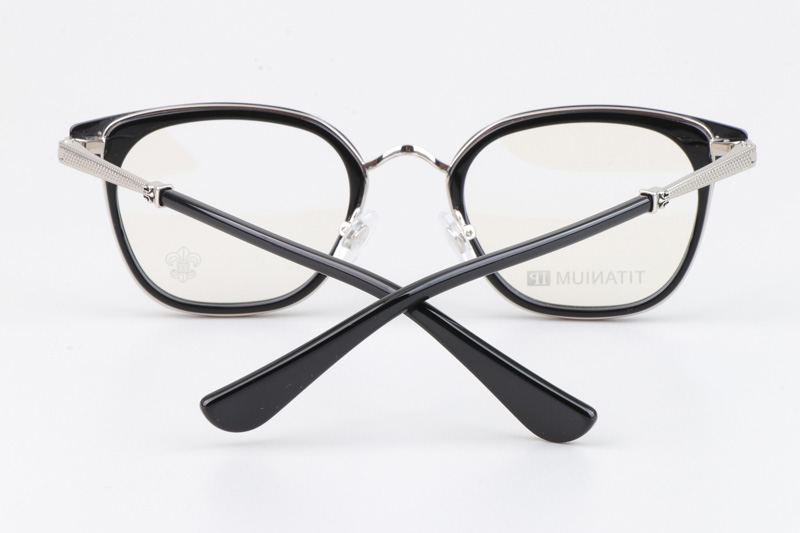 Strapadictome Eyeglasses Black Silver