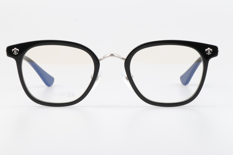 Strapadictome Eyeglasses Black Silver