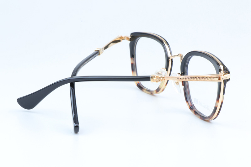 Strapadictome Eyeglasses Black Tortoise Gold