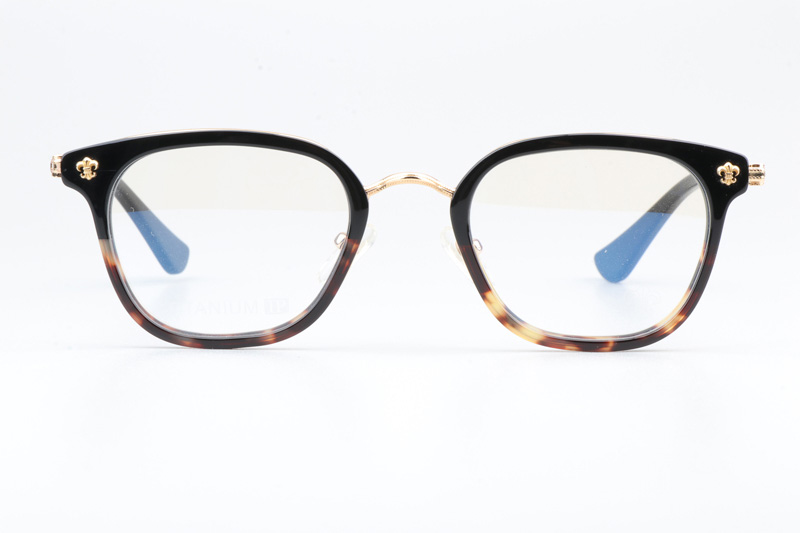 Strapadictome Eyeglasses Black Tortoise Gold