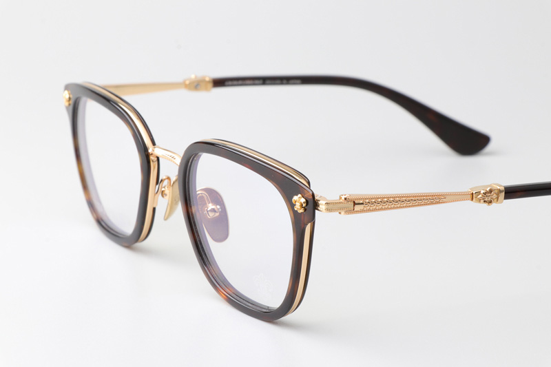 Strapadictome Eyeglasses Tortoise Gold