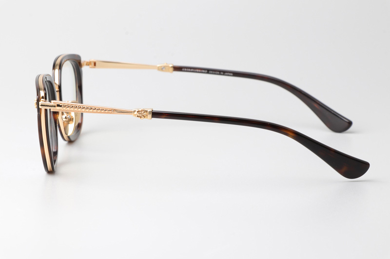 Strapadictome Eyeglasses Tortoise Gold