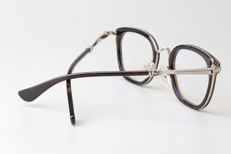 Strapadictome Eyeglasses Tortoise Silver