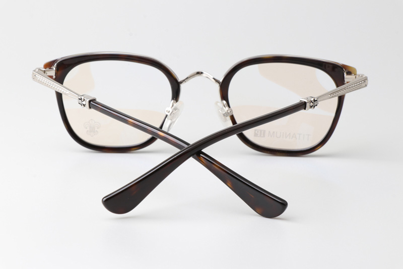 Strapadictome Eyeglasses Tortoise Silver