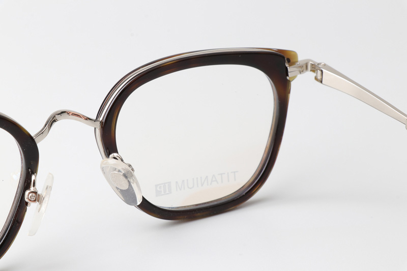 Strapadictome Eyeglasses Tortoise Silver