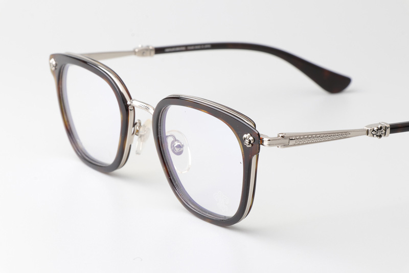 Strapadictome Eyeglasses Tortoise Silver