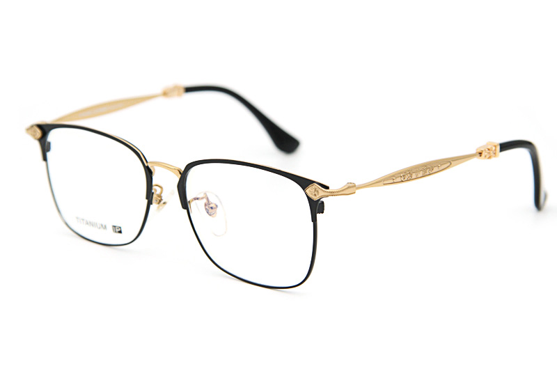 Studor-H Eyeglasses Black Gold