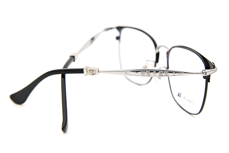 Studor-H Eyeglasses Black Silver