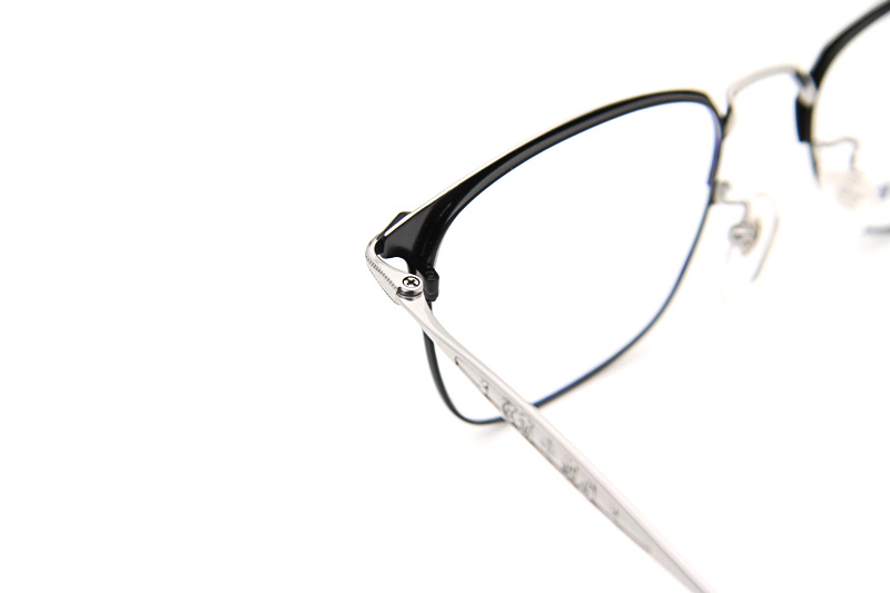 Studor-H Eyeglasses Black Silver