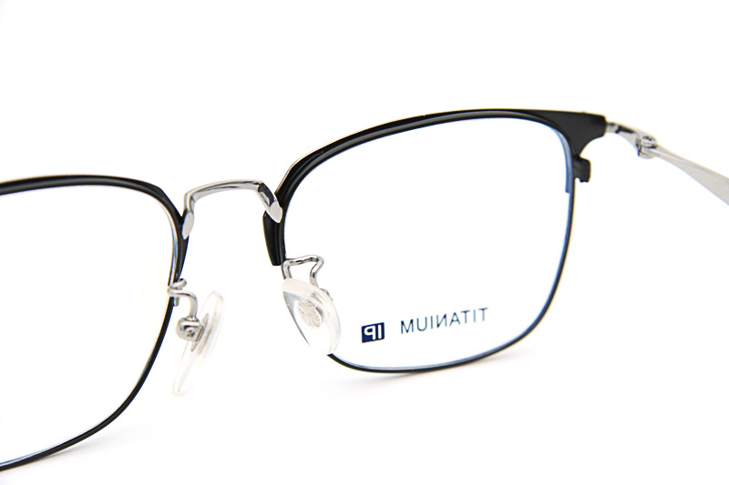 Studor-H Eyeglasses Black Silver