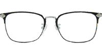 Studor-H Eyeglasses Black Silver