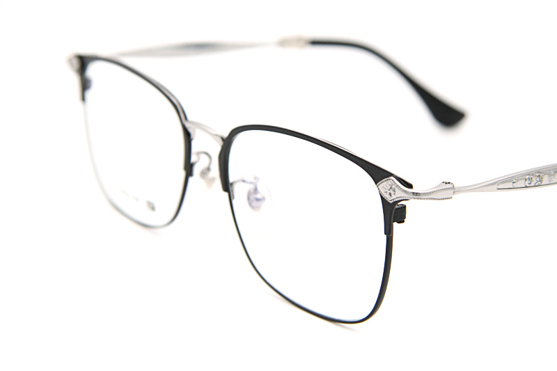 Studor-H Eyeglasses Black Silver