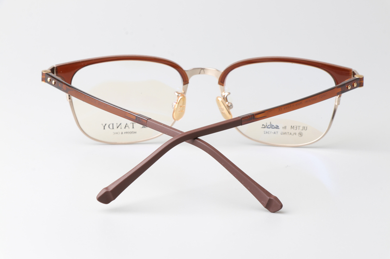 TA1342 Eyeglasses C7-1 Brown Gold