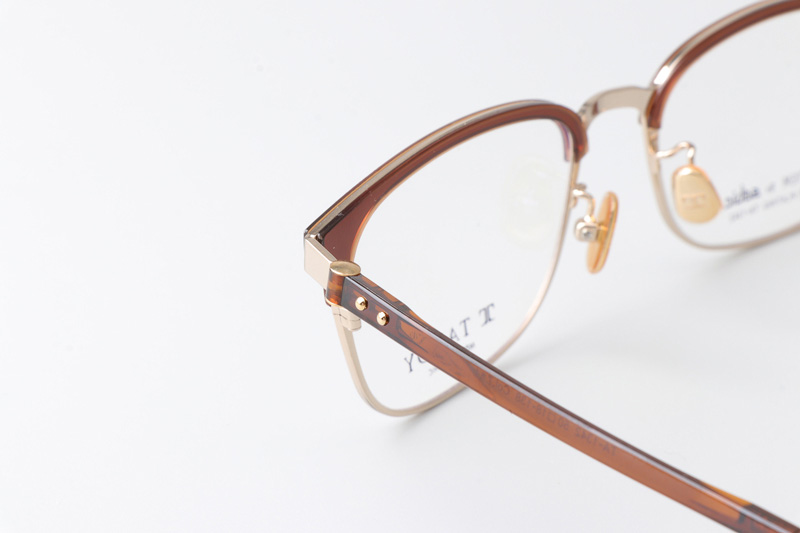 TA1342 Eyeglasses C7-1 Brown Gold