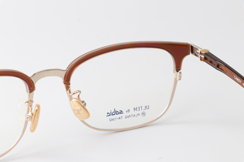 TA1342 Eyeglasses C7-1 Brown Gold