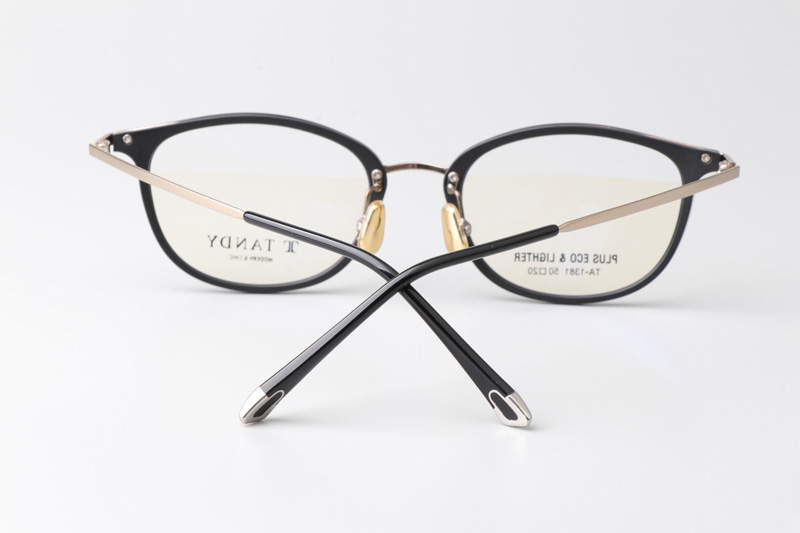 TA1381 Eyeglasses C3 Black Gold