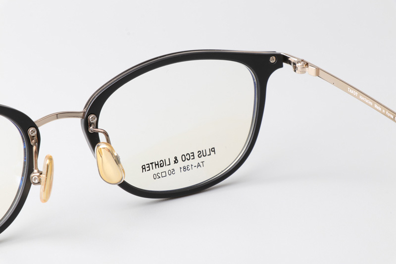 TA1381 Eyeglasses C3 Black Gold