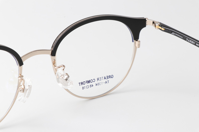 TA1384 Eyeglasses C7-3 Black Gold