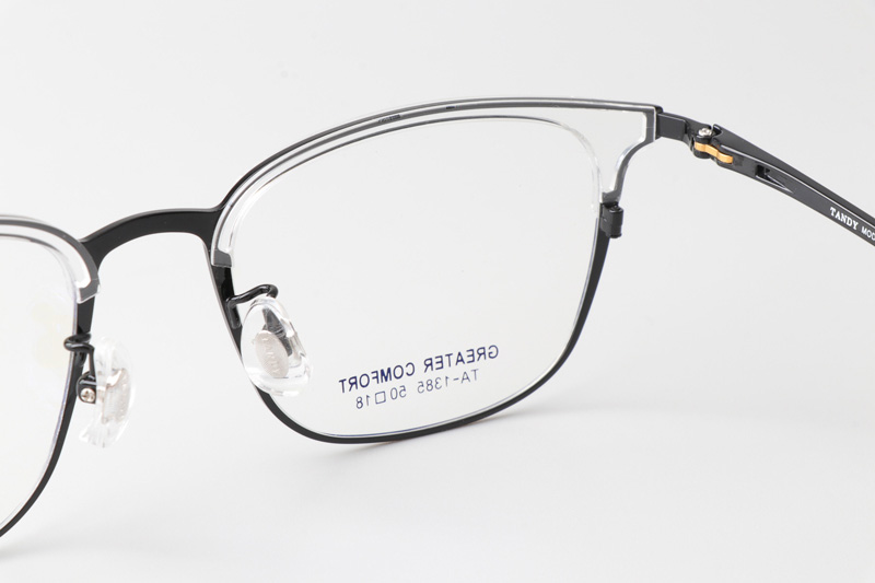 TA1385 Eyeglasses C3 Clear Black