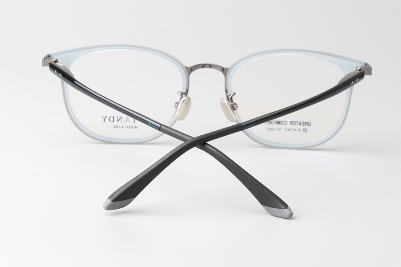 TA1392 Eyeglasses C11 Blue Gunmetal