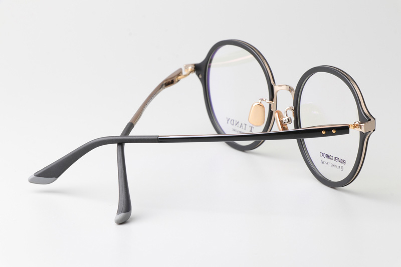 TA1393 Eyeglasses C7-3 Black Gold