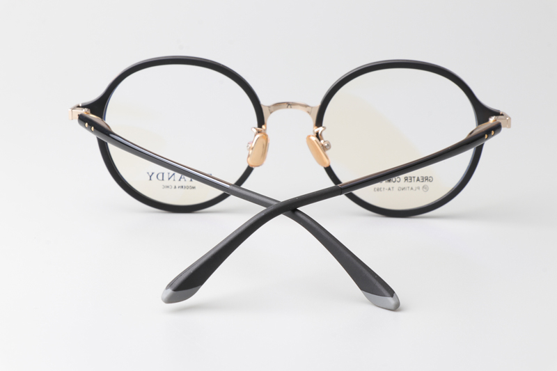 TA1393 Eyeglasses C7-3 Black Gold