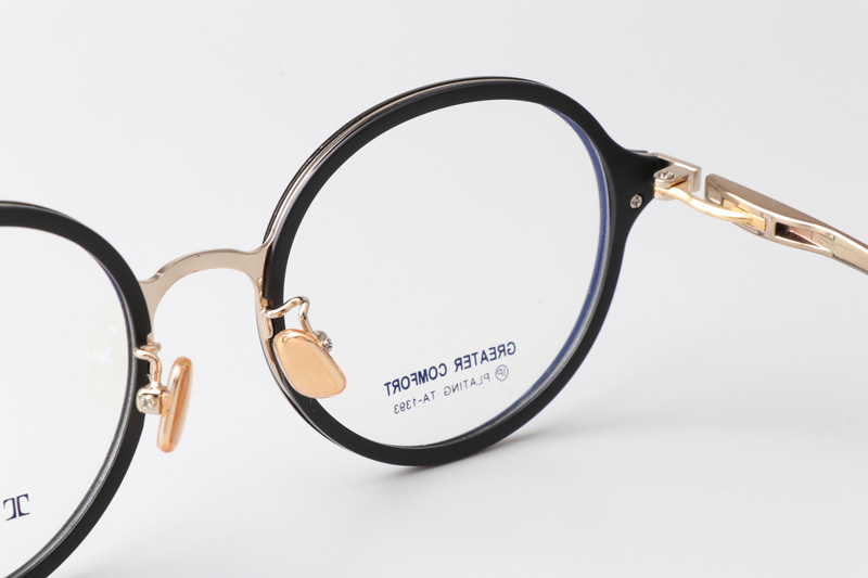 TA1393 Eyeglasses C7-3 Black Gold