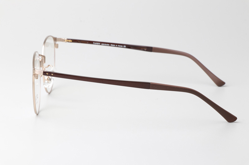 TA1507 Eyeglasses C1 Coffee Gold