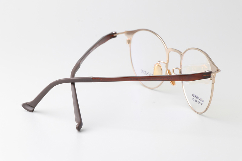 TA1509 Eyeglasses C1 Coffee Gold