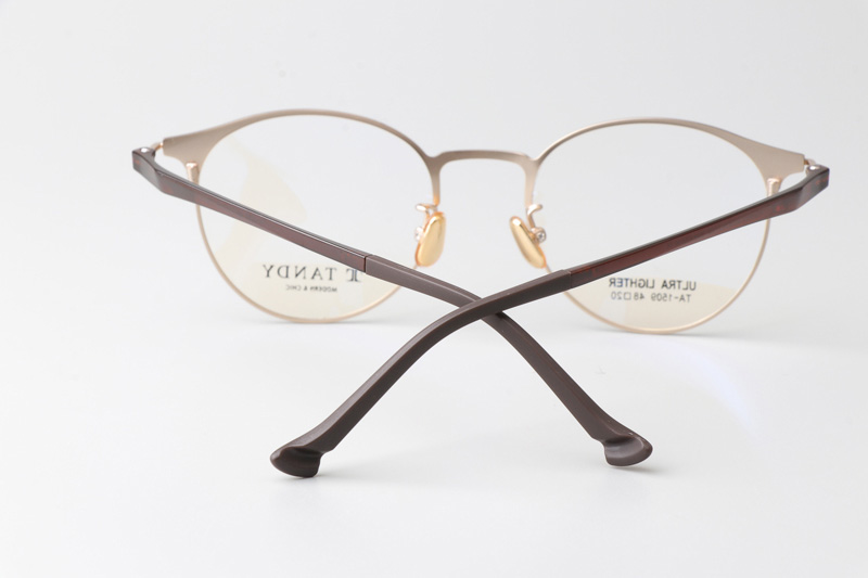 TA1509 Eyeglasses C1 Coffee Gold