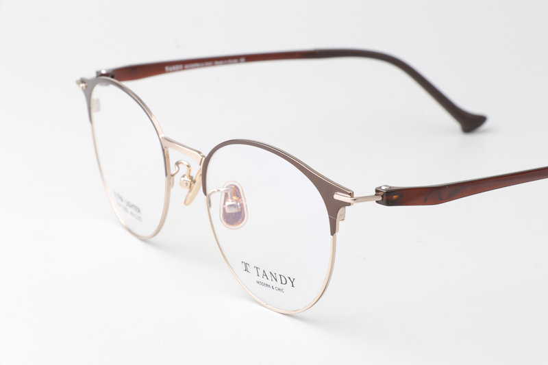 TA1509 Eyeglasses C1 Coffee Gold