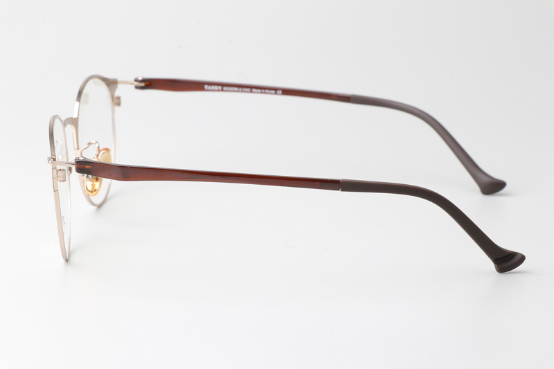 TA1509 Eyeglasses C1 Coffee Gold