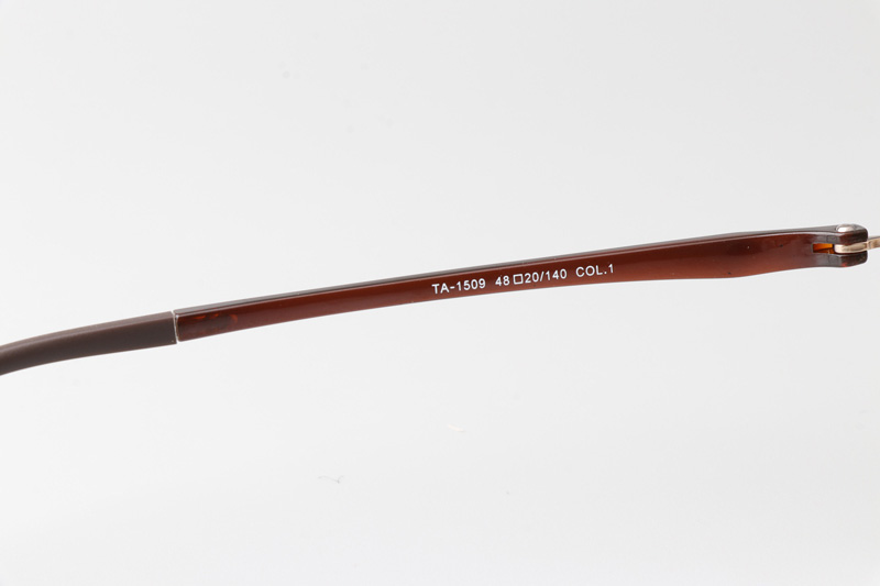 TA1509 Eyeglasses C1 Coffee Gold