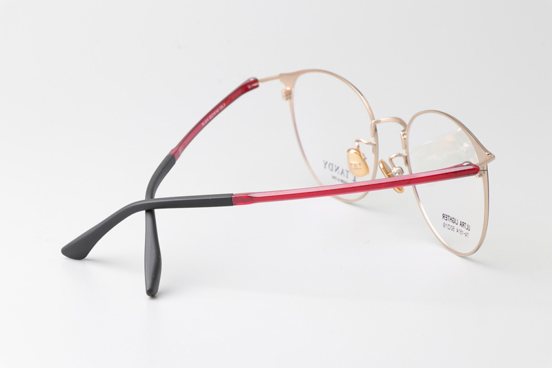 TA1514 Eyeglasses C5 Red Gold