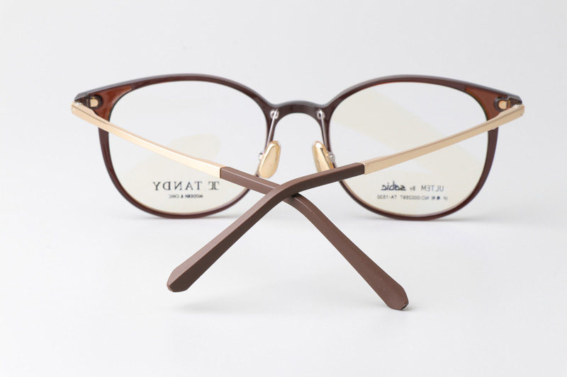 TA1530 Eyeglasses C1 Brown Gold