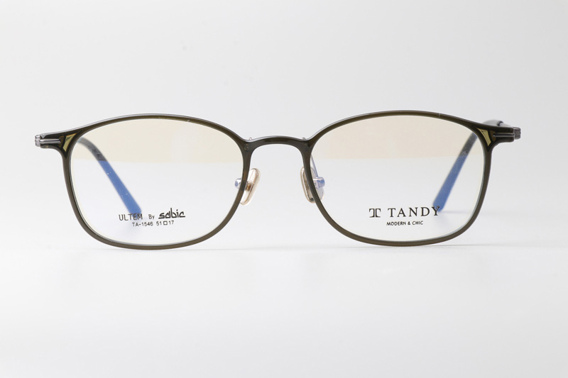 TA1546 Eyeglasses C2 Green Gunmetal