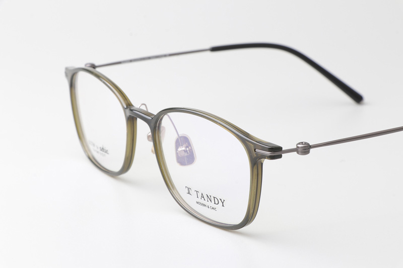 TA1546 Eyeglasses C2 Green Gunmetal