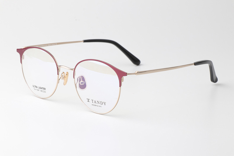 TA1547 Eyeglasses C5 Red Gold