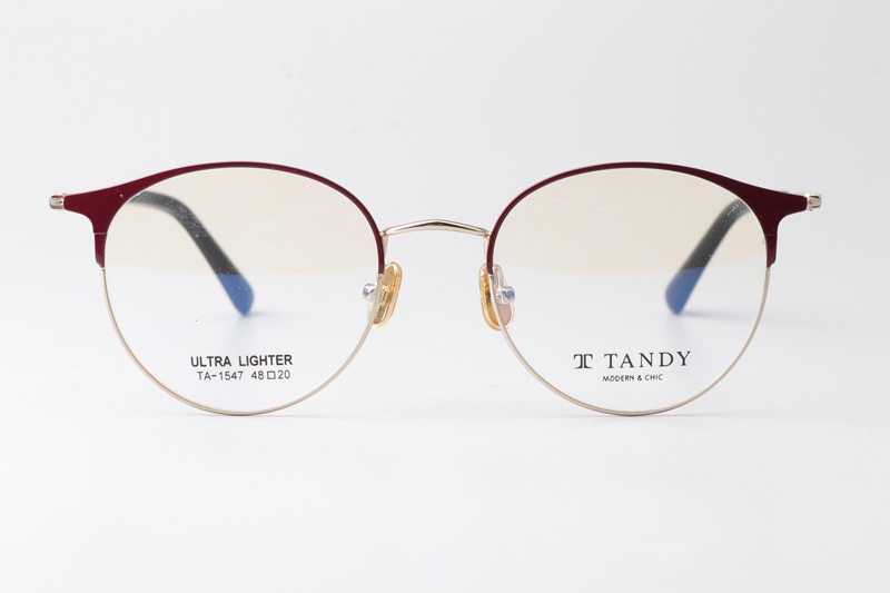 TA1547 Eyeglasses C5 Red Gold