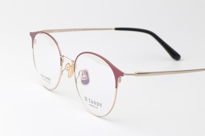 TA1547 Eyeglasses C5 Red Gold